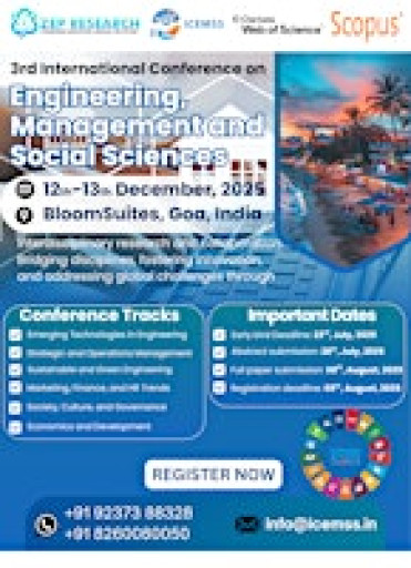 3rd International Conference on Engineering, Management and Social Sciences