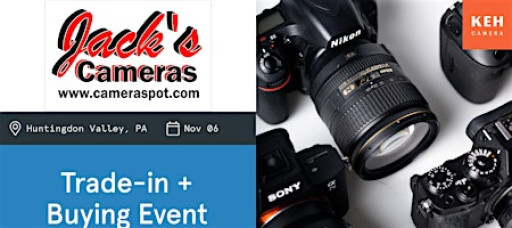 Sell your camera gear (free event) at Jack's Camera Huntingdon Valley