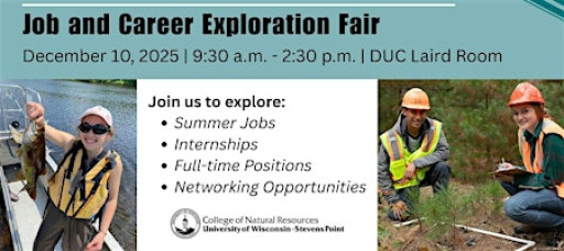 Natural Resources and the Sciences: Job and Career Exploration Fair