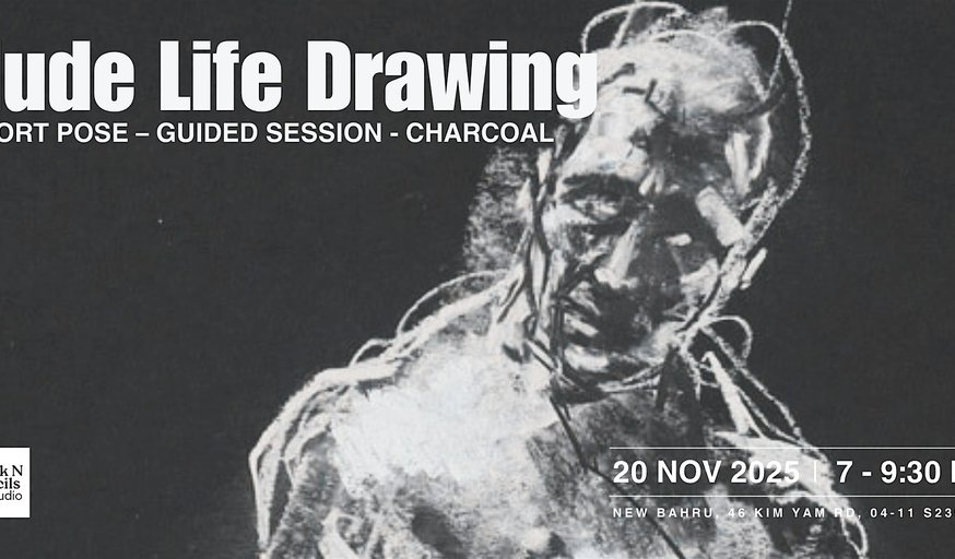 Nude Life Drawing: Short Pose – Guided Session – Charcoal 251120