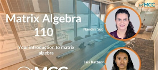 Matrix Algebra 110 - Solving Linear Systems