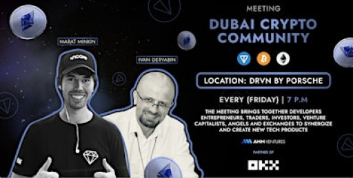 Dubai Crypto Community with OKX Exhange friday at the Porsche cafe DRVN