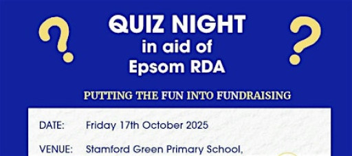 QUIZ NIGHT in aid of Epsom RDA