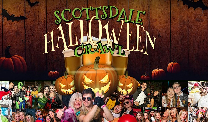 Scottsdale Halloween Crawl: Admission + 3 Drinks for a Penny Each!