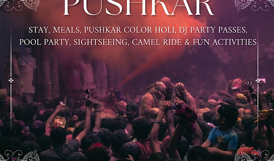 Best Holi Party Trip Package From Delhi To Pushkar By Travellokhs 2026