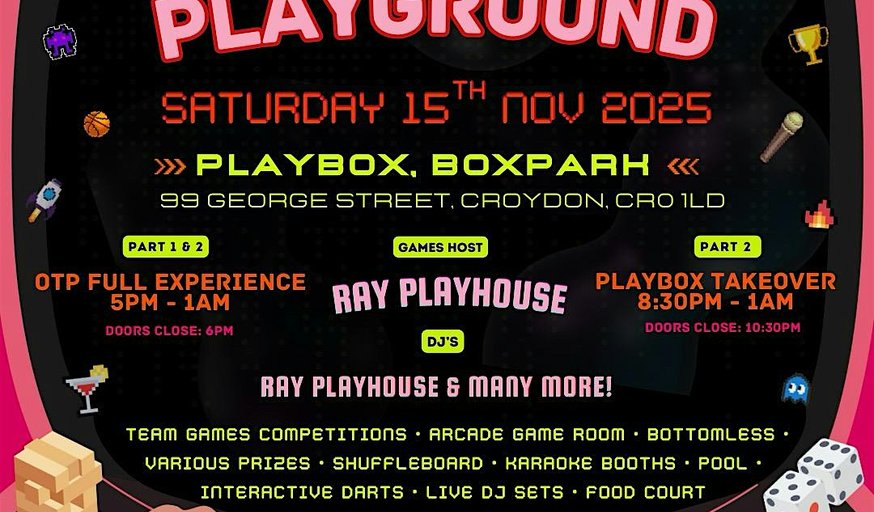 OTP Games Nights - The Big Kids Playground