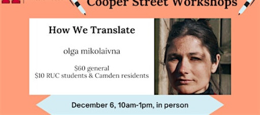 Cooper Street Workshop: How We Translate