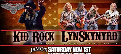 Kid Rock Tribute Band Kid Kentucky w/ LynSkynrd at Jamo's Live