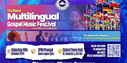 Oxford Multilingual Gospel Music Festival (PraiseGate 2025)