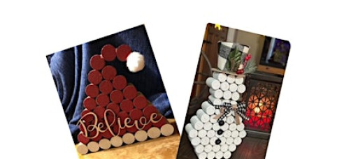 Holiday Wine Cork Decorations