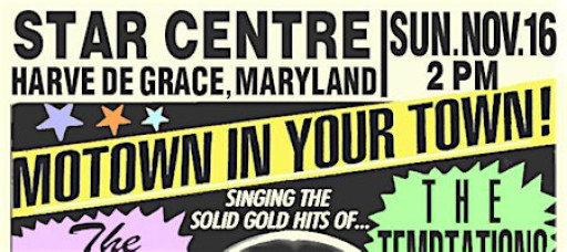 Preemo Productions presents: MOTOWN IN YOUR TOWN