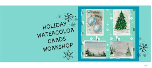 Holiday Watercolor  Cards  Workshop