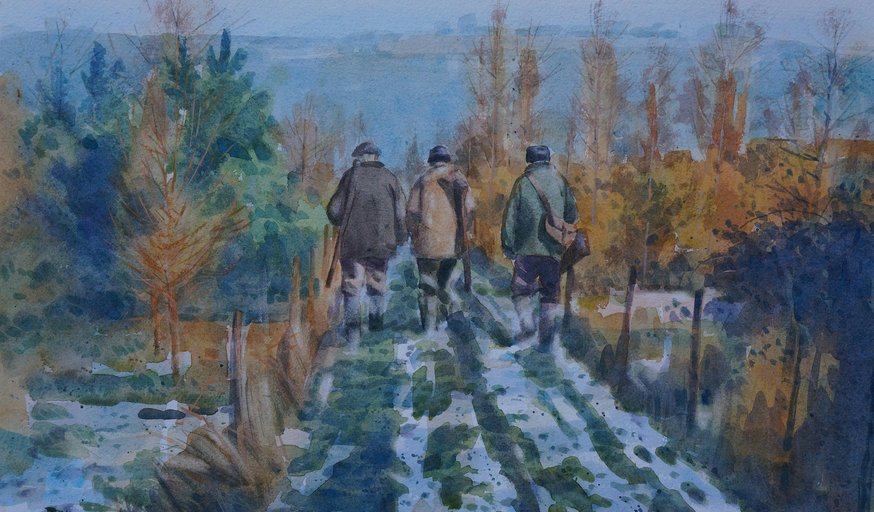 Winter landscape Watercolour Workshop with Colin Allbrook