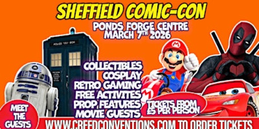 Sheffield Comic Con - March 2026