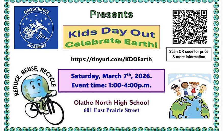 Olathe North Geoscience: Kids Day Out - Earth