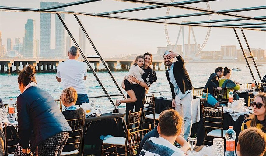 Dubai Sunset Cruise Tour with Live Music, Food & Drinks, 14th Oct