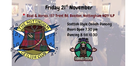 Nottingham Ceilidh Club -Beeston Ceilidh @ Boat & Horses