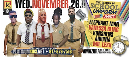 SCHOOL UNIFORM PARTY (PLATINUM KIDS 25TH ANNIVERSARY)