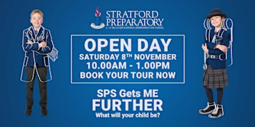 Stratford Prep School Open Day - Saturday 8th November 2025