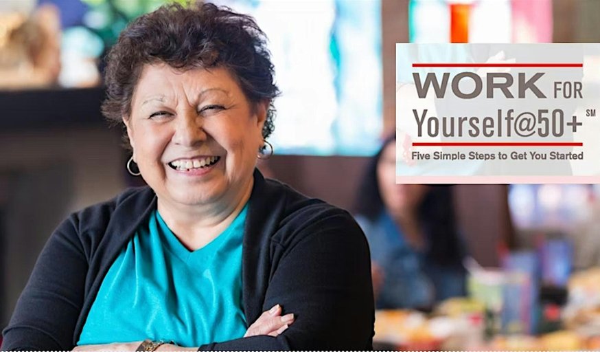 WORK FOR YOURSELF@50+ In-Person Workshop New Economics for Women