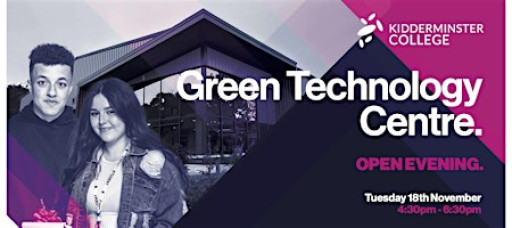 Kidderminster College Green Technology Centre November Open Event