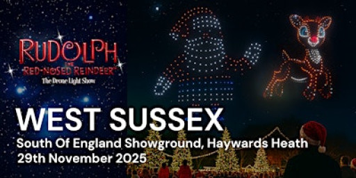 Rudolph The Red Nosed Reindeer Light Show- West Sussex