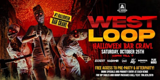 WEST LOOP HALLOWEEN CRAWL - Chicago's BIGGEST Halloween Bar Crawl