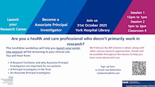 Lunchtime Workshop to Launch your Research Career