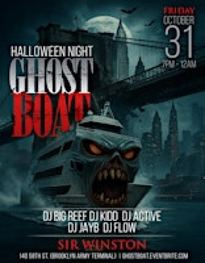 Ghost Boat: Halloween Yacht Party NYC - Boat Cruise 2025