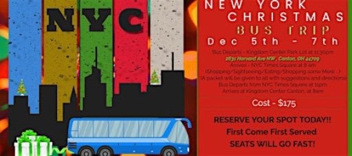 NYC RED-EYE BUS TRIP