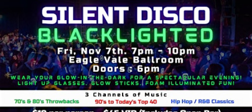 GLOW Silent Disco Night!