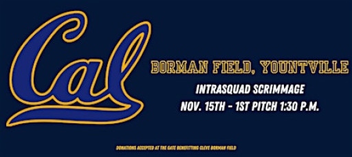 Cal Baseball Intrasquad Scrimmage