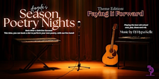 ✨Season Poetry Nights with Live Music – Back After a Sold-Out Success!✨