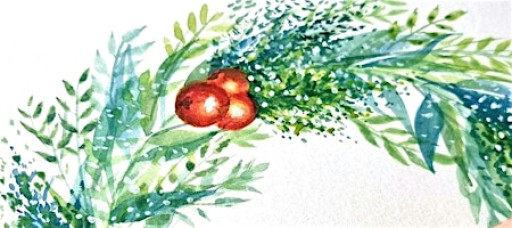 Winter Watercolour Greetings Cards