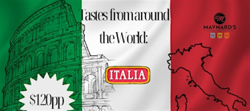 Tastes from around the World: Italy Cooking Class