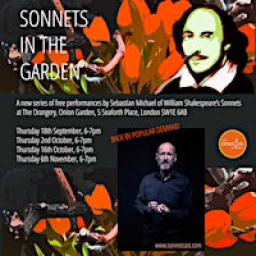 Sonnets in the Garden with Author Sebastian Michael (FREE!)