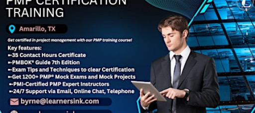PMP Certification Program In-Person Training In Amarillo, TX