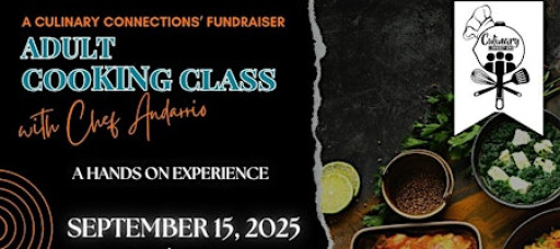 Adult Cooking Class Fundraiser