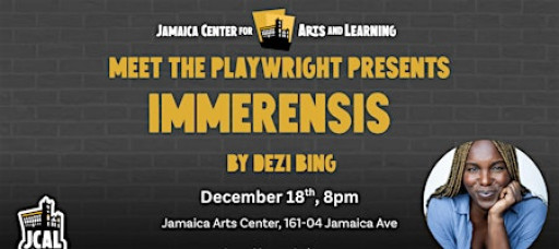Meet The Playwright Presents ImmerenSIS