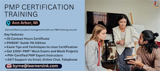 In-Person 4 Day PMP Training In Ann Arbor, MI