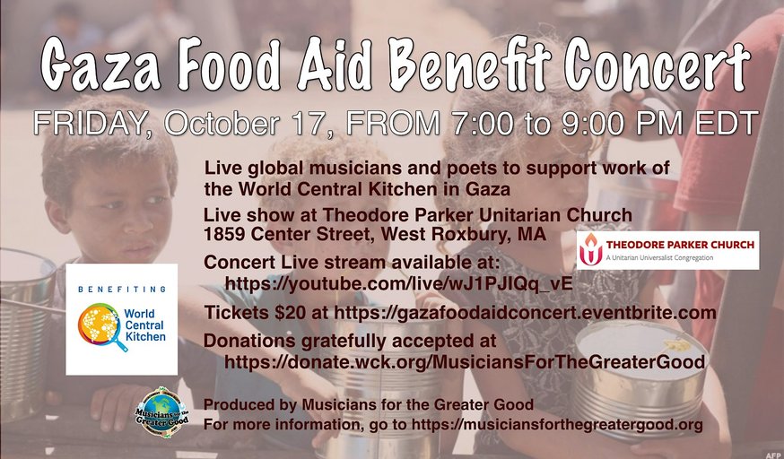 Gaza Food Aid  Concert