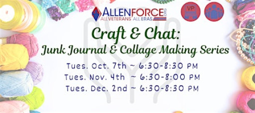 Craft & Chat:  Junk Journaling and Collage Making with Toyin