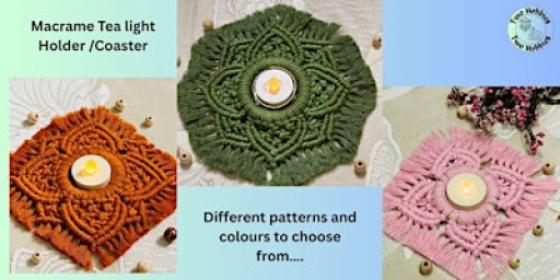 Macrame Coaster/Tea light holder