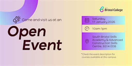 Open Event - South Bristol Skills Academy