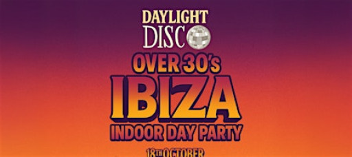 Daylight Disco – Over 30s Indoor Day Party- The Hangar At Junkyard Market