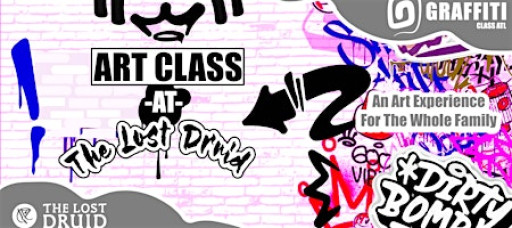 Graffiti Art Class At The Lost Druid Brewery