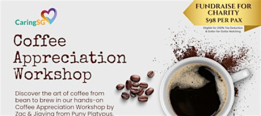 Coffee Appreciation Workshop – Fundraise for Charity