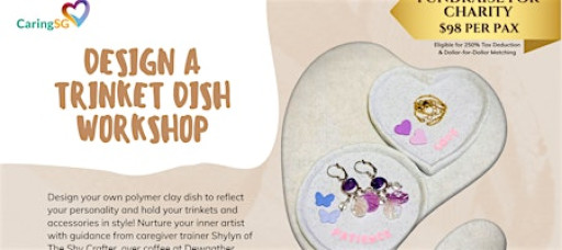 Design a Trinket Dish Workshop  – Fundraise for Charity