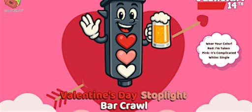 The Official Valentine's Day Stoplight Bar Crawl - Pittsburgh