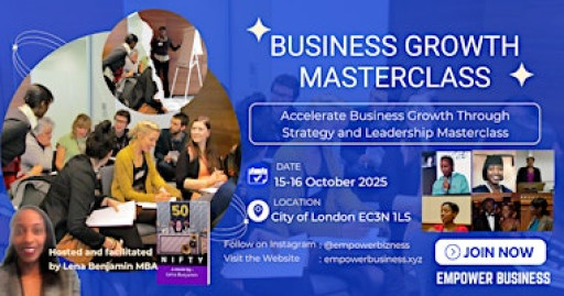 Accelerate Business Growth Through Strategy and Leadership  Masterclass